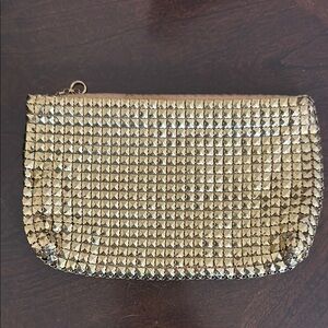 Very small Gold Studded Clutch